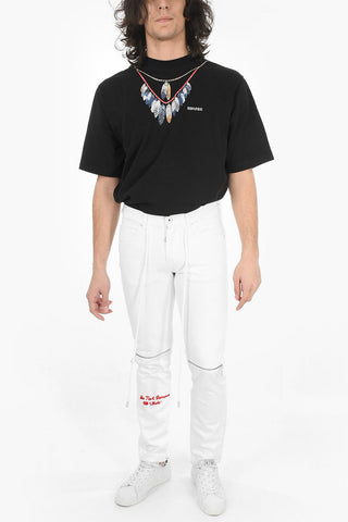 Zipped DO NOT REMOVE Slim Fit Denims