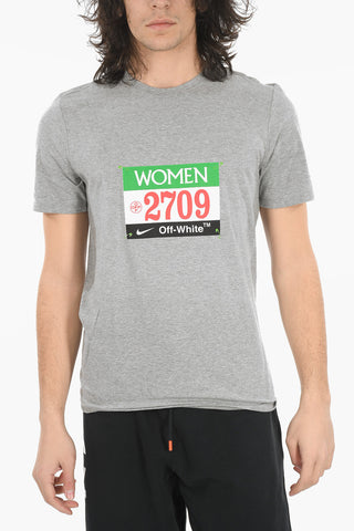 THE NIKE TEE Printed LOGO Cotton T-Shirt