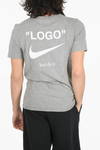 THE NIKE TEE Printed LOGO Cotton T-Shirt
