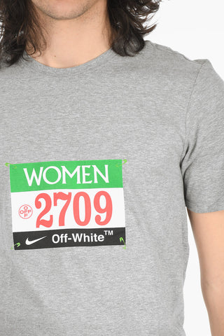 THE NIKE TEE Printed LOGO Cotton T-Shirt