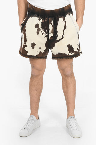 Cotton Jersey ARNOLD Shorts with Tie-dye Effect