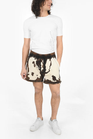 Cotton Jersey ARNOLD Shorts with Tie-dye Effect