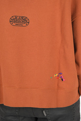 MISSONI Crew Neck MIND Brushed Cotton Sweatshirt