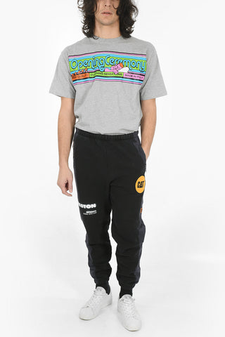CAT Patch Logo Cotton Sweatpants