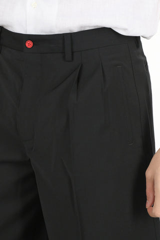 Shorts Sartoriali in Misto Lana a Due Pinces