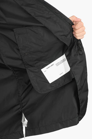 Printed Logo UNFINISHED Zipped Raincoat