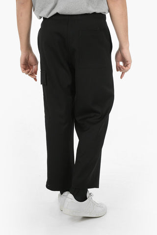 Pantaloni Cargo con Coulisse in Vita
