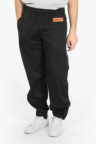 Side Logoed Band Cotton Blend Track Sweatpants