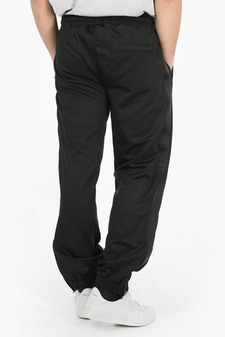 Side Logoed Band Cotton Blend Track Sweatpants