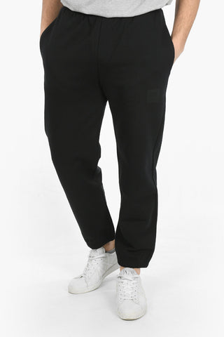 Joggers in Cotone BOX LOGO con Tasche a Filo