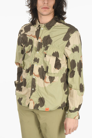 Camouflage Print Long Sleeved Shirt