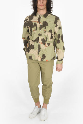 Camouflage Print Long Sleeved Shirt