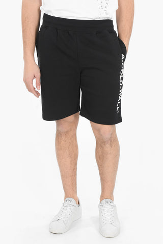 Shorts Jogger ESSENTIAL con Stampa Logo in Lettering