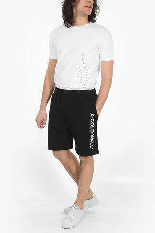 Shorts Jogger ESSENTIAL con Stampa Logo in Lettering