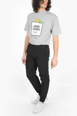 Joggers CASUAL in Cotone con Fondo con Elastico