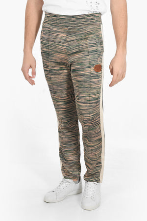 MISSONI Pantaloni in Maglia con Bande a Contrasto