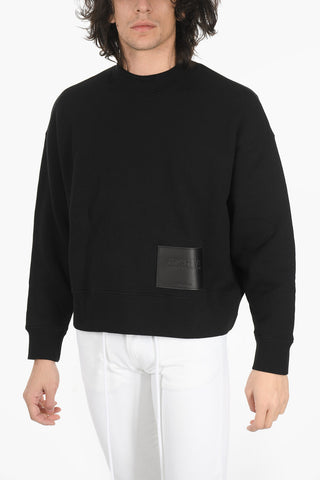 Crew Neck ARCHIVE Leather Patch Sweatshirt