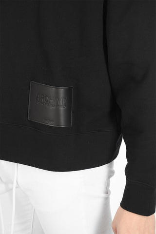 Crew Neck ARCHIVE Leather Patch Sweatshirt
