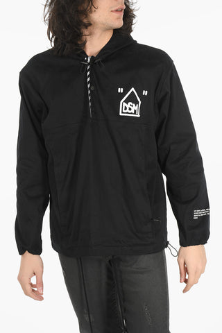 DSM Anorak DROP GRADIENT in Cotone Stretch con Cappuccio