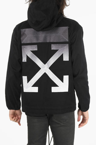 DSM Anorak DROP GRADIENT in Cotone Stretch con Cappuccio