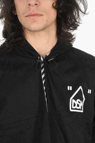 DSM Anorak DROP GRADIENT in Cotone Stretch con Cappuccio