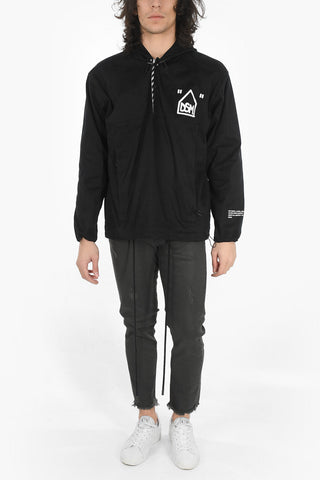 DSM Anorak DROP GRADIENT in Cotone Stretch con Cappuccio