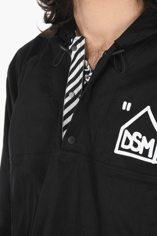 DSM Anorak DROP GRADIENT in Cotone Stretch con Cappuccio