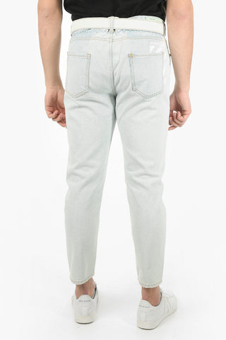 Belted Low Crotch 5 Pocket Denims