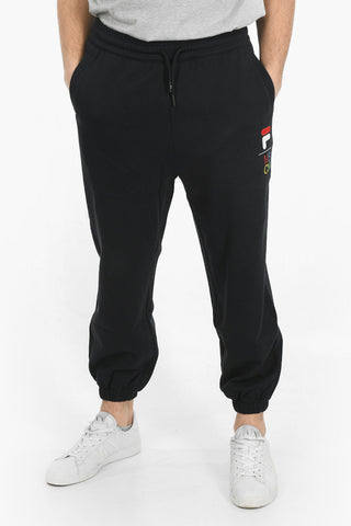 FUSION Logoed Brushed Cotton Sweatpants