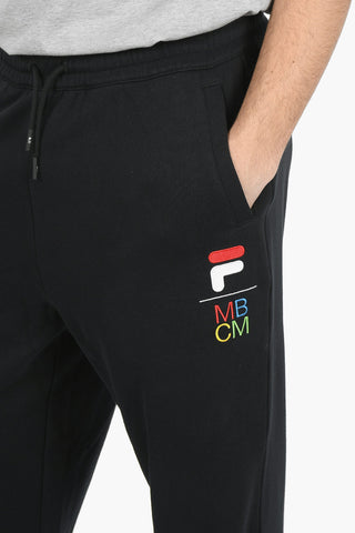 FUSION Logoed Brushed Cotton Sweatpants