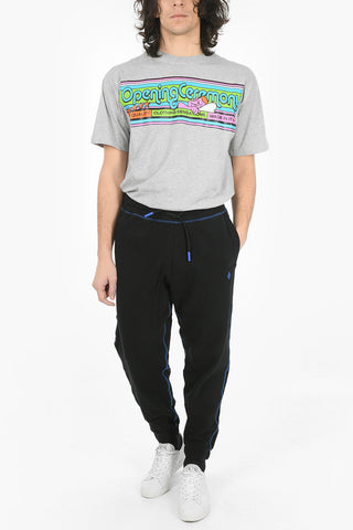 Visible Stitching CROSS Cotton Joggers