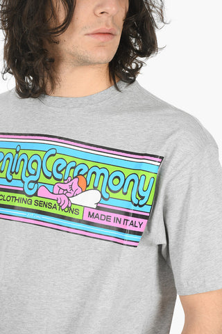 Crew Neck CARTOONISH BAND Printed T-Shirt