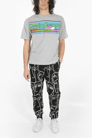 Crew Neck CARTOONISH BAND Printed T-Shirt