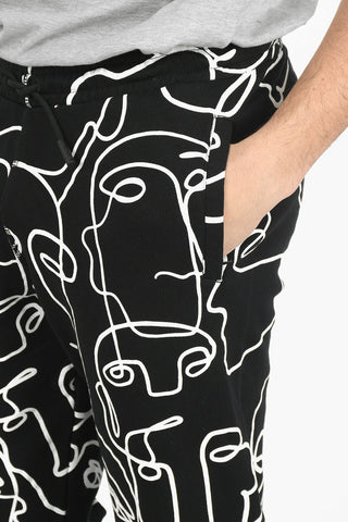 Brushed Cotton ALL OVER FACES Sweatpants