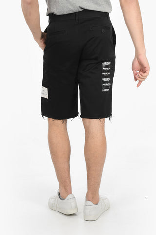 Raw Cut-edged Cotton Chinos Shorts