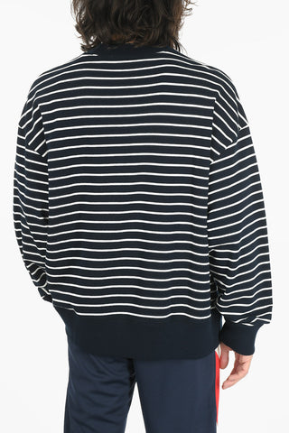 Maglia Girocollo BEAR STRIPES con Ricamo in Spugna