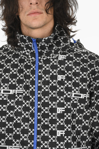 Giacca a Vento MONOGRAM ALLOVER con Cappuccio