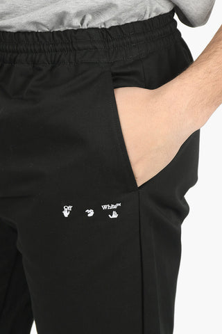 Elastic Waistband OW LOGO Cotton Pants