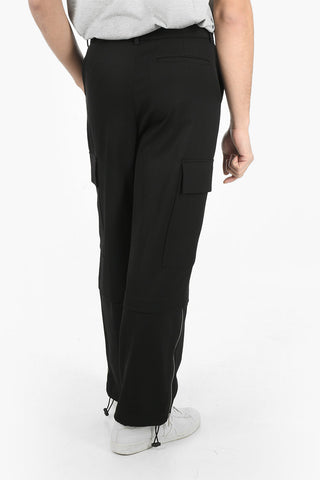 Pantaloni Cargo con Dettaglio Zip alla Caviglia