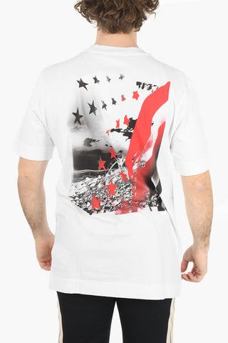 T-shirt Gricollo SELF Stampata