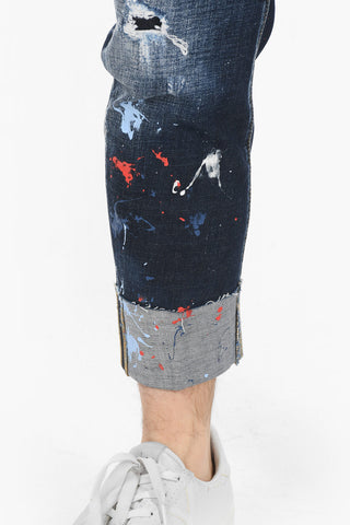  Jeans SAILOR Skinny Distressed con Dettaglio Patch 15cm