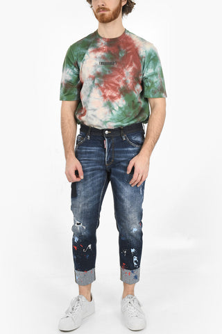  Jeans SAILOR Skinny Distressed con Dettaglio Patch 15cm