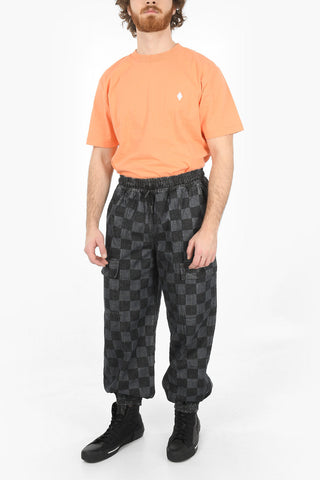 Denim CHECKERBOARD Cargo Joggers