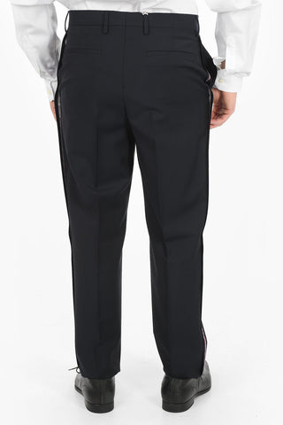 Chino Pants With Contrasting Side Bands