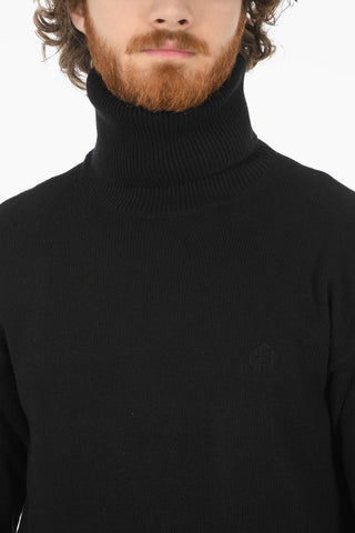 Turtleneck OFF BASIC Cotton Pullover