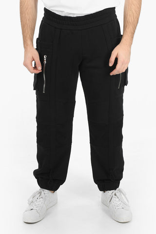 Joggers With Zipped Pockets And Biker Details