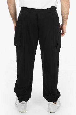 Joggers With Zipped Pockets And Biker Details