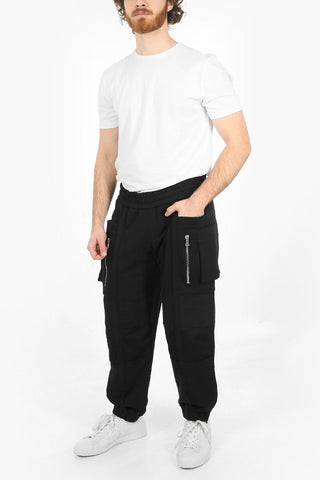 Joggers With Zipped Pockets And Biker Details