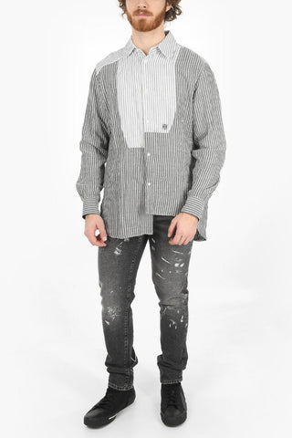 Camicia Asimmetrica a Righe