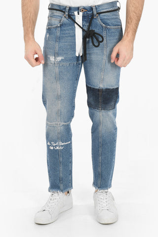 Maxi Zip DO NOT DEMOVE Cropped Fit Denims 18cm